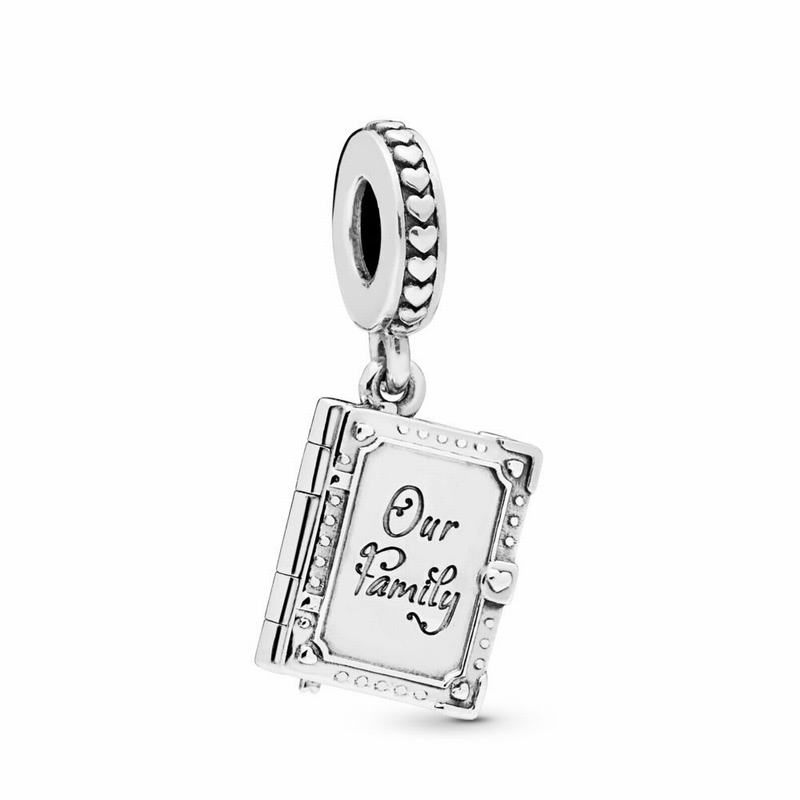 Pandora Family Book Dangle Charm Clearance NZ, Sterling Silver (926785-GDA)